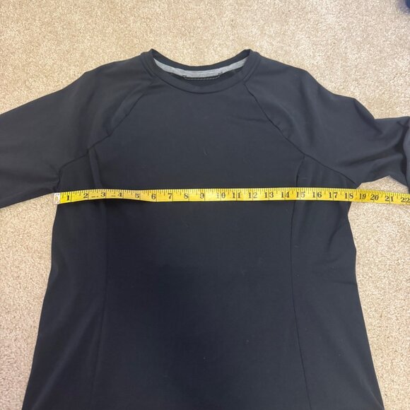 PrAna Womens XL Black Long Sleeve Pullover Top With Zippered Back Detail - Picture 7 of 9